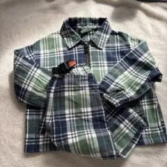 最終お値下げ！BREEZE チェック柄シャツ サイズ100 セットアップ