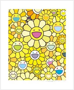 村上隆 お花版画 花好財旺 ブラッディレッド - メルカリ