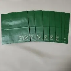 東急ハンズショップ袋 紙袋 8枚セット グリーン