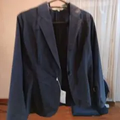 新品タグ付きネイビー テーラードジャケット 11AR