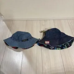 デニムパターンハット 2点セット