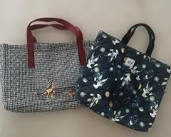 手提げトートバッグ2点セット　入園入学準備