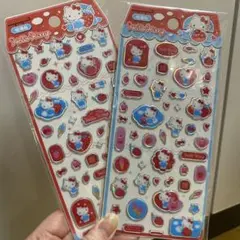 Hello Kitty キャラクターシールセット 2枚入り