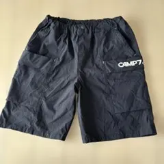 CAMP 7 黒 ハーフパンツ