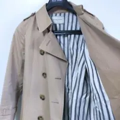 ユナイテッドアローズ　ベージュ ダブルブレスト トレンチコート　綿　38 入学式