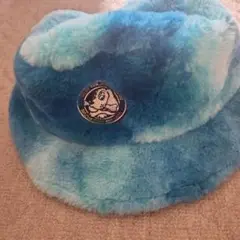 キャラクター刺繍付きフリース帽子