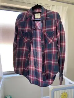 アバクロ　チェックシャツ　ネルシャツ