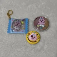 おぱんちゅうさぎ キーホルダー 缶バッジ