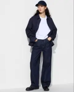 ユニクロワイドストレートジーンズ 69 24inch