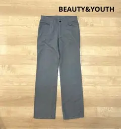 BEAUTY&YOUTH グレージュ　メンズパンツ