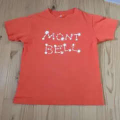 MONTBELL オレンジ Tシャツ 130
