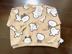 シナぷしゅ 動物柄 トレーナー 90 タグ付き新品