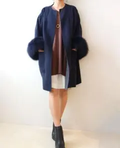 ダッフルコート ファーコート