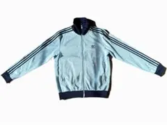 adidas 3ストライプジャージ XL ライトブルー