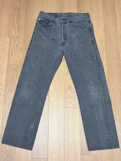 Levi's501 USA製 先染めブラック グレー W33 L30 - メルカリ