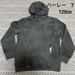 Hurley グレー パーカー フード付き　7 120㎝