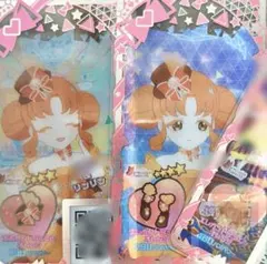 エレガントジュエルオレンジ 一式 リンリン柄2枚