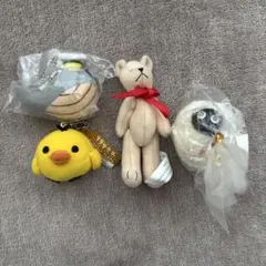 おっとっと、リラックマなどミニマスコット 4点セット