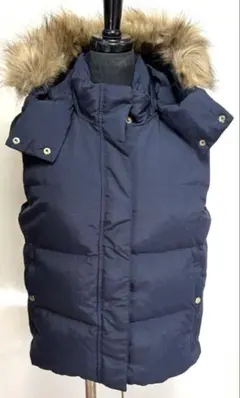 レディース　グローバルワーク　ダウンジャケット　ベスト　ファー　フード