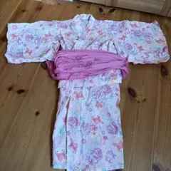 マイメロ　ワンピース浴衣　110センチ