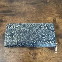 BAGGY PORT 長財布 ペイズリー柄 ブルーのサムネイル