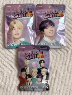 LOTTE XYLITOL BTS Bubble Gum 3個セット