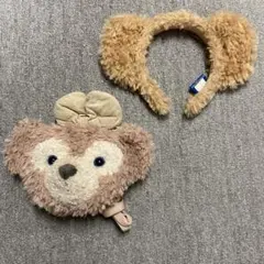 ダッフィーカチューシャ　シェリーメイポシェット