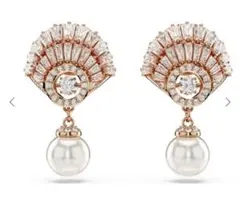 新品 スワロフスキー　Swarovski Idyllia ドロップピアス