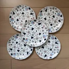 早い者勝ち　素敵なお花模様のソーサー５枚セット