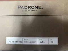 PADRONE 牛革 ドレスシューズ キャメル 40のサムネイル