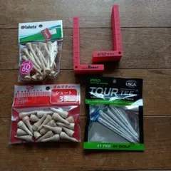 新品ティセットツアーティとセミロング60mmショート33mmオマケパター練習器具