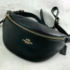 未使用級✨COACH ボディバッグ ジェム ストーン 花柄 アップリケ