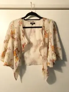 OZOCシフォンボレロカーディガン