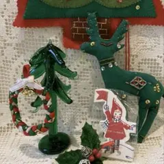 クリスマス装飾6点セット(ハンドメイド品含む)