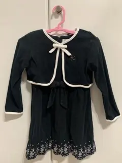 組曲クミキョクSサイズ黒フォーマルワンピースボレロ入園式卒園式発表会