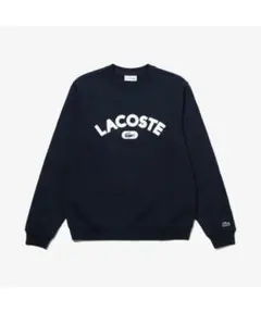 【美品】LACOSTE カレッジロゴ スウェット ネイビー