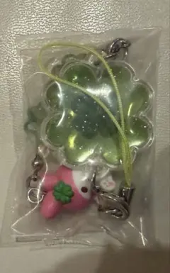 シークレットクローバーストラップ　マイメロ　サンリオ　むねきゅん平成女児アイテム