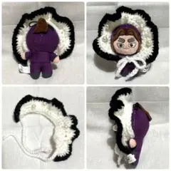 ほわぬい　8cmぬい　ヘッドドレス　牡蠣　パールあり