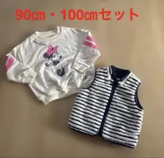 【美品】Baby GAPギャップ ベスト&トレーナーセット90・100㎝セット