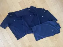 Mizuno アンダーシャツ 140 ネイビー 3枚セット➕ノースリーブ1枚JL