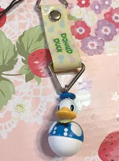 Disney★超可愛いドナルドダックストラップ