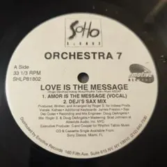 ● Orchestra 7 – Love Is The Message　名盤