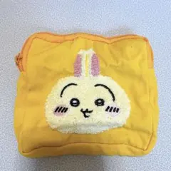 ちいかわ ガチャガチャ もこもこポーチ２ うさぎ スクエアポーチ