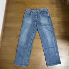 BOBSON ストレートデニム 青色