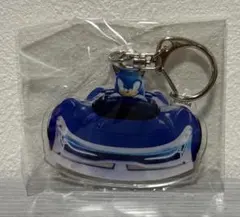 ソニック　アクリルキーホルダー ソニックレーシング クロスワールド同梱特典