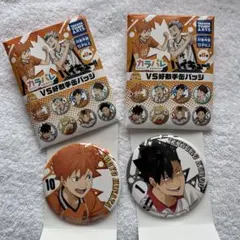 ハイキュー!! VS好敵手 缶バッジ 日向翔陽 黒尾鉄朗 2個セット カラパレ