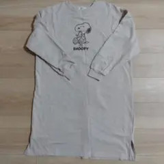 スヌーピー　ワンピース　ルームウェア　L