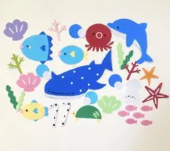 壁面飾り　夏　海の生き物　7月8月9月　大きめのサムネイル