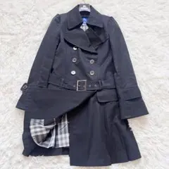 美品　バーバリー　トレンチコート　ノバチェック　ベルト　プリーツのサムネイル