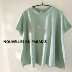 NOUVELLES DU PARADISトロワ天竺　フレンチワイドロゴTのサムネイル